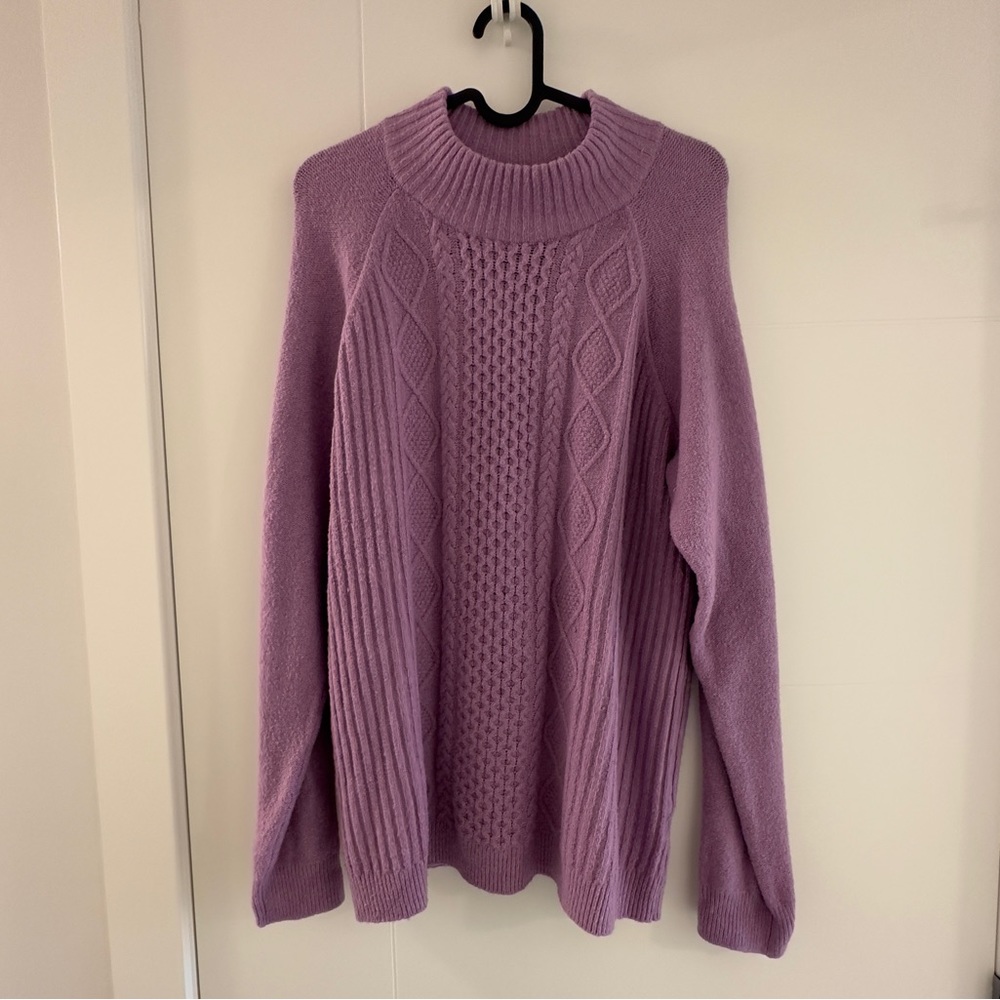 Northern Reflections Cable Sweater - Picture 1 of 4
